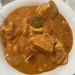 Chicken Paprikash over rice