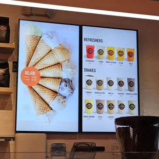 sushi and sashimi, menu