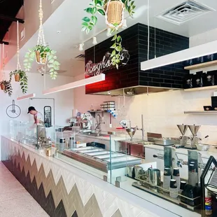 interior, sushi and sashimi