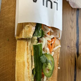 #3 Crispy Pork Belly (heo quay), one of the traditional varieties, and good. Liked the grilled pork better!