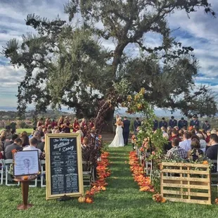 Beautiful fall inspired wedding at Serrano Country Club