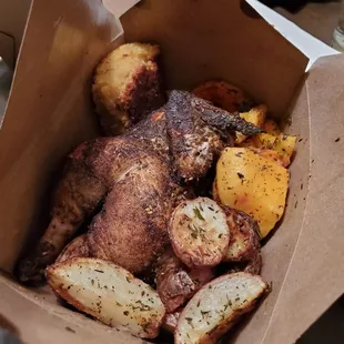 Combo 2--half chicken. With 2 sides