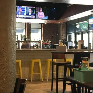 Cool alcohol and coffee bar