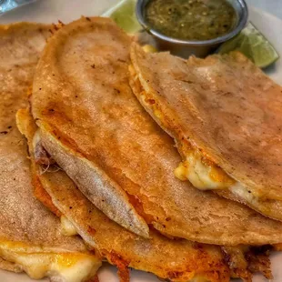 Quesadilla with butternut squash and fontina