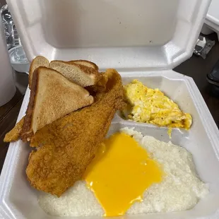 Swai fish and grits!