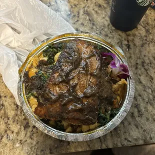 Jerk Salmon Mac &amp; C