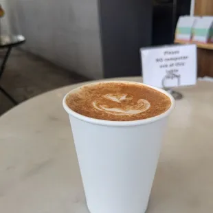 Cinnamon latte