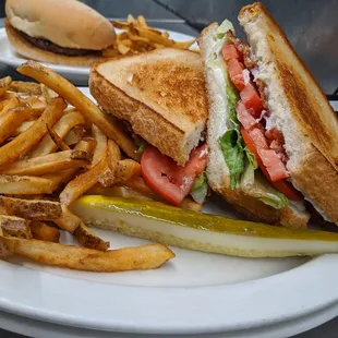 Classic BLT on Sourdough with hand cut fries