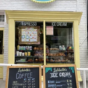 Front of store