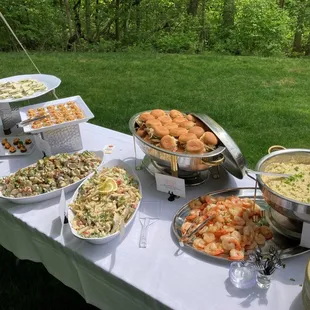 Outdoor soiree....