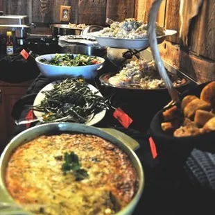 A Rustic Buffet