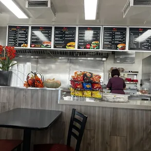 Front counter.