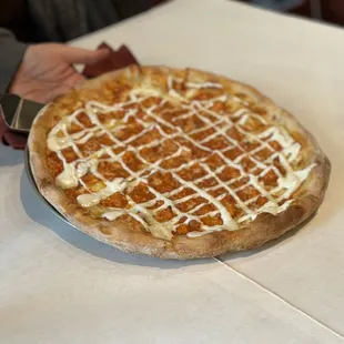 Buffalo Chicken pizza !! Fresh delicious &amp; tasty without salty tastes