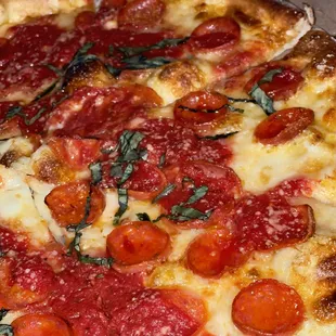 Mikes Hot Honey Roni cup pizza - DELICIOUS!!