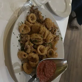 Fried calamari