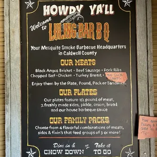 Menu.