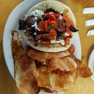 Mediterranean Steak Pita