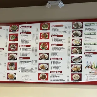 menu, sushi and sashimi