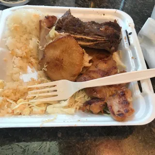 14. Hawaiian BBQ Mix Combo Plate