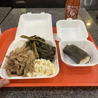 35. Regular Kalua Pork and Lau Lau Combo