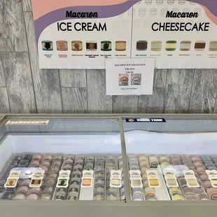 Macaron Ice Cream and Macaron Cheesecake