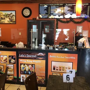 The Counter, Menus, &amp; Dining Space!