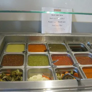 salsa bar