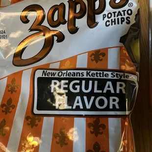 a bag of chips on a table