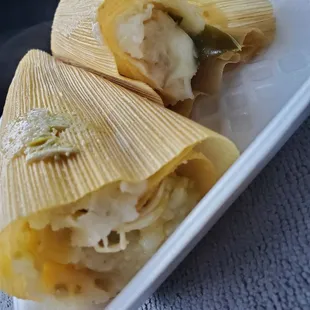 Pollo Verde and Rajas Con Queso