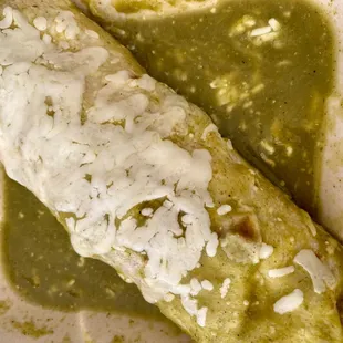 Super California Mojado Style/Wet Burrito (no guacamole)