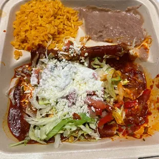 Cheese Enchilada Plate
