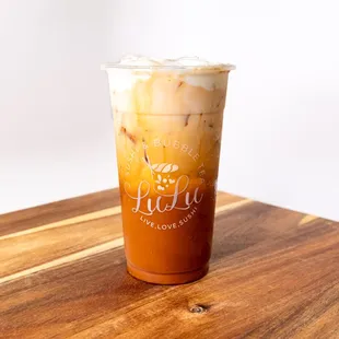 a cup of iced coffee