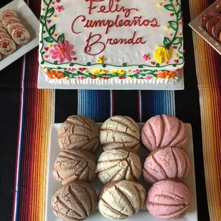 Cake and Conchas