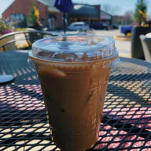 strawberry carmel latte