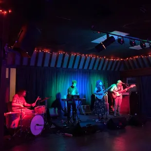 Upstairs show, great stage