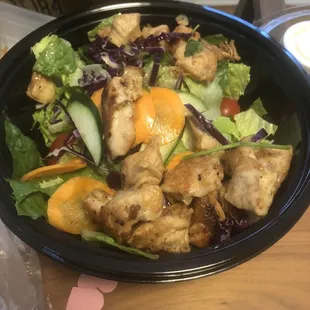 Ginger chicken salad - $16.95