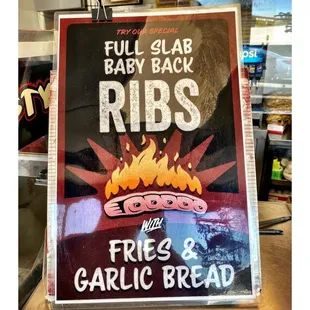 Baby Back Ribs @ LULU&apos;s HOT DOGS.(Ogden Ave/Taylor St)Chicago Old School Hot Dogs Beef Burgers Gyros Salads Chicken Tamales etc. Cool!