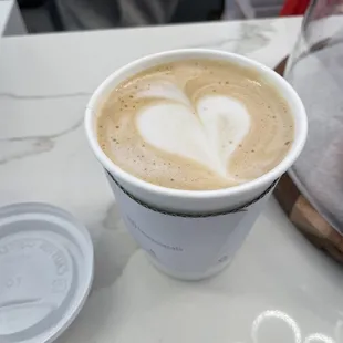 Lavender white chocolate latte