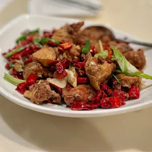 Szechuan Spicy Fried Chicken