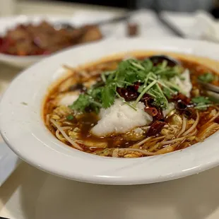 Spicy Fish Fillet with Spicy Supreme Broth