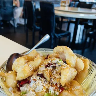 Bifengtang Style Fish - one of our favorites there, tender crispy fish with amazingly good flavors (08/2024)