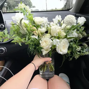 This is the bouquet that I received - different from the picture I provided them