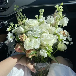 They fixed the bouquet- looks much better!