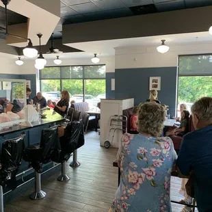 Inside view of restaurant