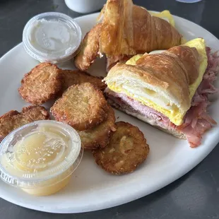 Breakfast Croissant Sandwich