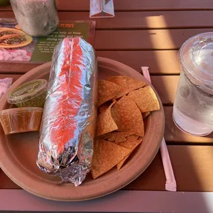 Veggie super burrito