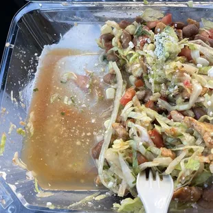 Taco salad (no shell)