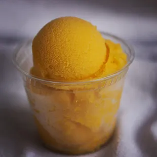 Our 100% all natural Mango Sorbetto