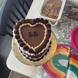 I added the &apos;50&apos; myself but I loved this cake for my mom&apos;s birthday!