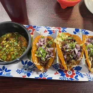 3 Piece Birria Tacos